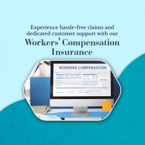 Computer screen displaying a workers' compensation insurance form