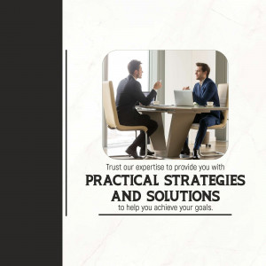 Business Consultancy Strategy Solutions Branding Post For Instagram