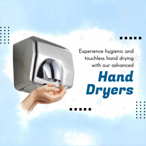 Advanced Touchless Hand Dryer Graphic For Facebook