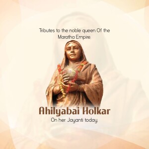 Tribute To Ahilyabai Holkar Image For Instagram