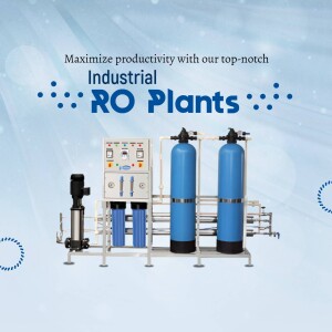Industrial RO Water Treatment Plant Poster For WhatsApp