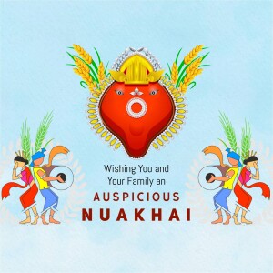 Nuakhai Festival Greeting Flyer For LinkedIn