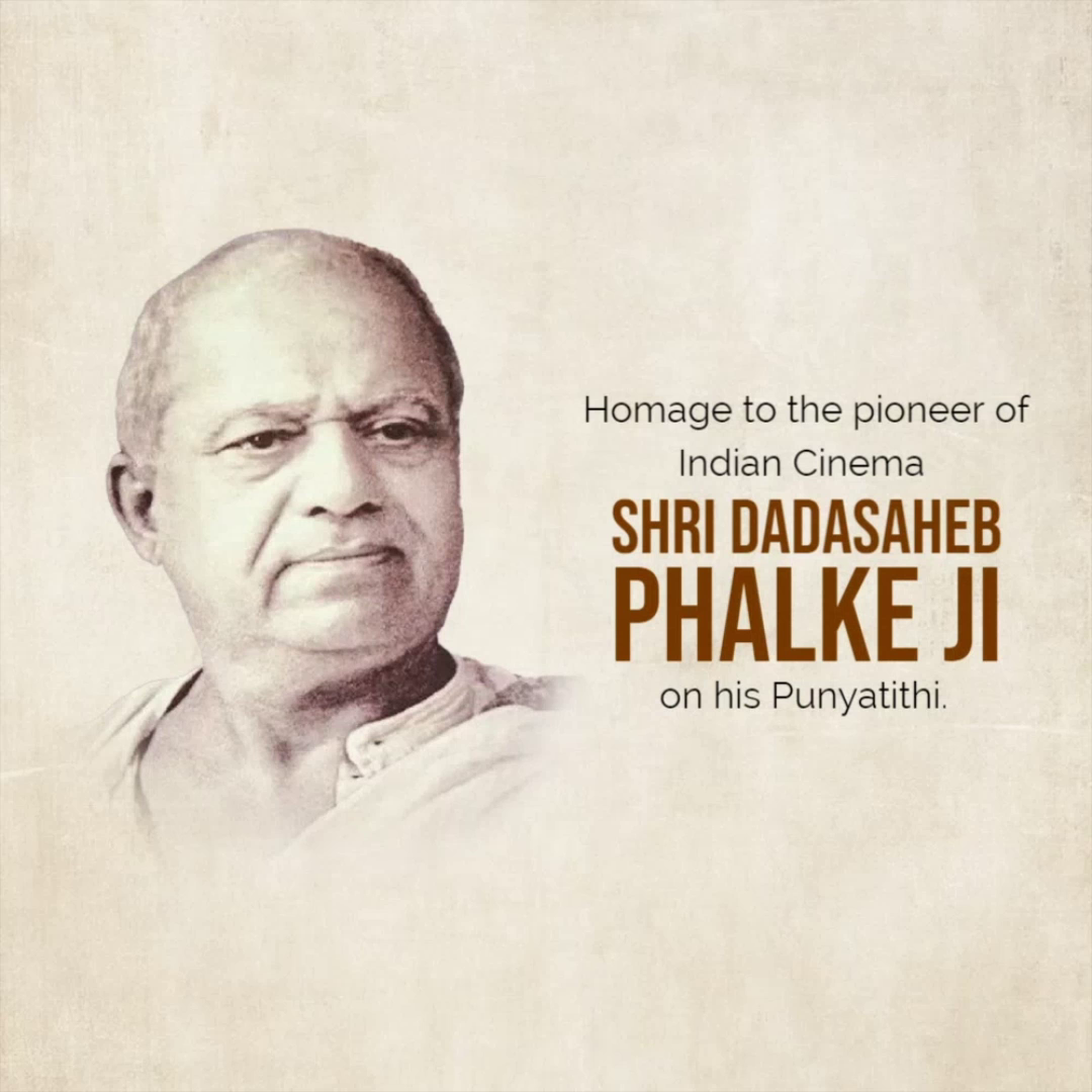 Tribute to Dadasaheb Phalke, the father of Indian cinema, on his death anniversary