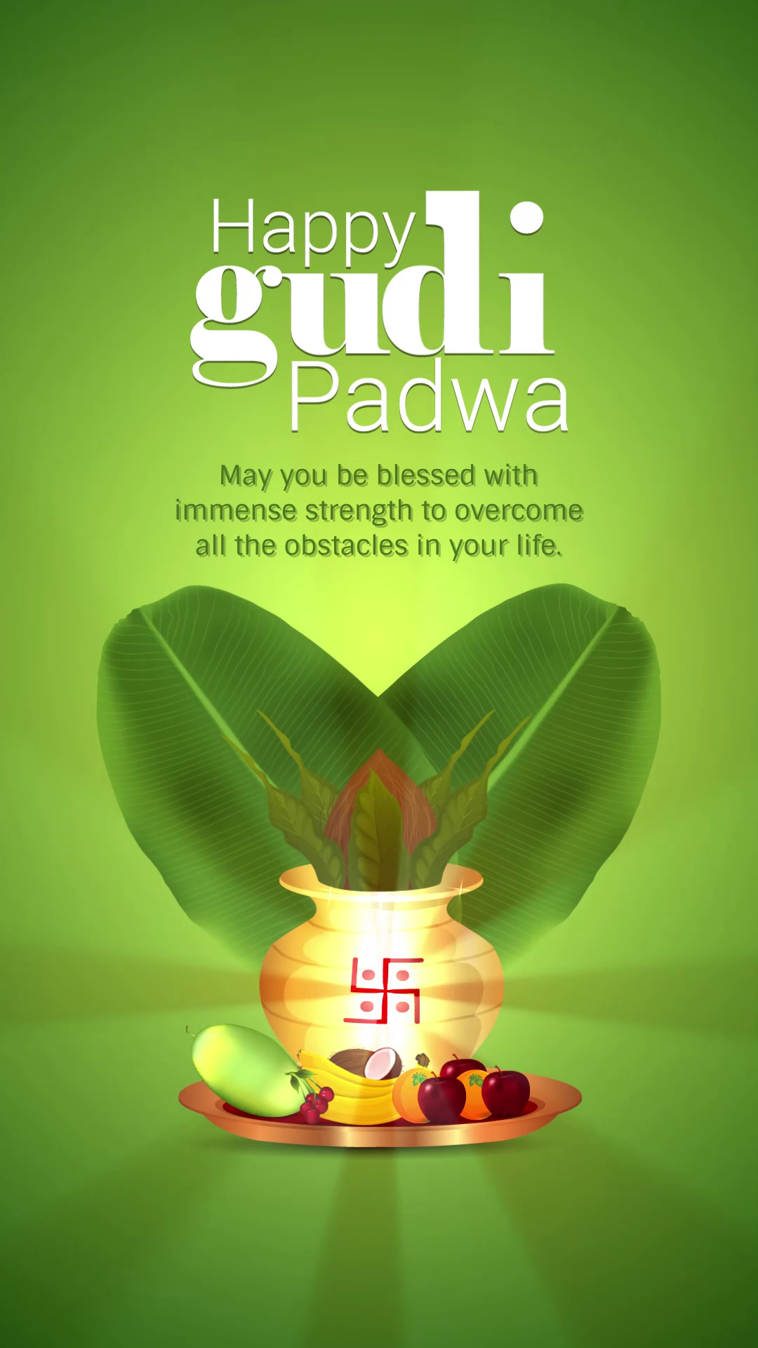 Happy Gudi Padwa Festive Greeting Creative Design For Facebook